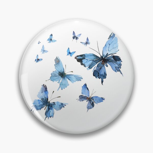 Item preview, Blue Butterfly | Elegant Nature Aesthetic Art designed and sold by Mandayartstudio.