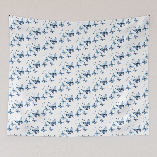 Item preview, Blue Butterfly | Elegant Nature Aesthetic Art designed and sold by Mandayartstudio.
