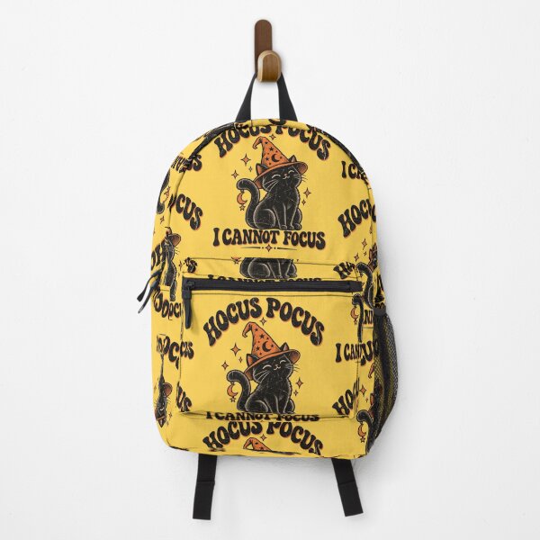 Item preview, Hocus Pocus I Cannot Focus Cute Black Cat Witch Halloween Design designed and sold by JapanAnimeSH1.