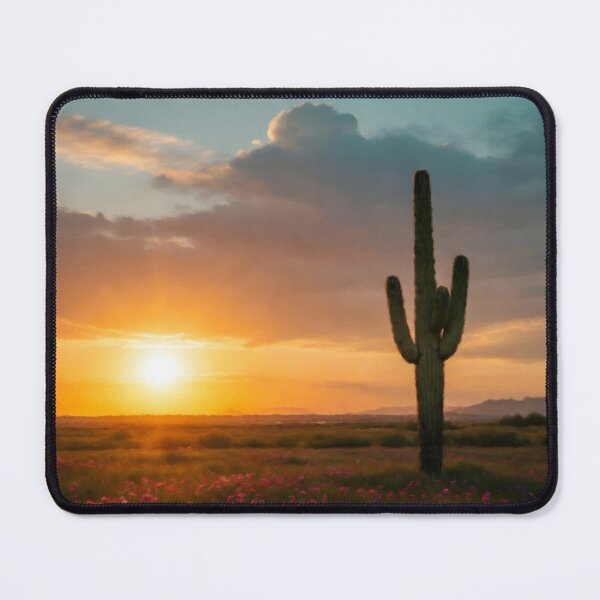 Item preview,  Saguaro Cactus at Golden Desert Sunset designed and sold by Zeph1.