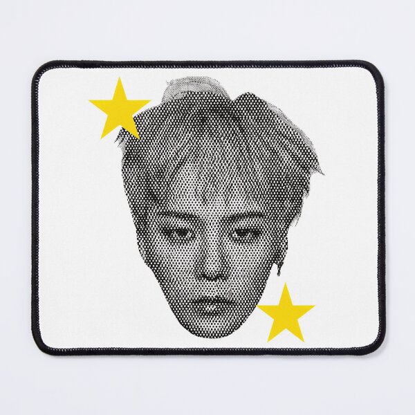 Item preview, Artistic Face Portrait Yellow Star Graphic Tee designed and sold by TejSlaboda86.