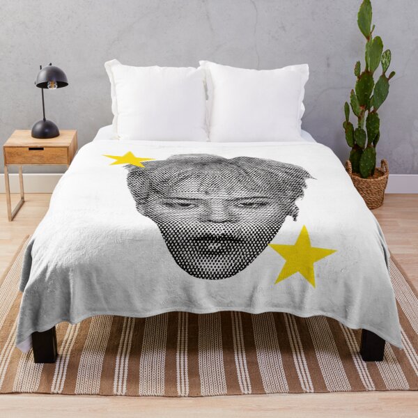 Item preview, Artistic Face Portrait Yellow Star Graphic Tee designed and sold by TejSlaboda86.
