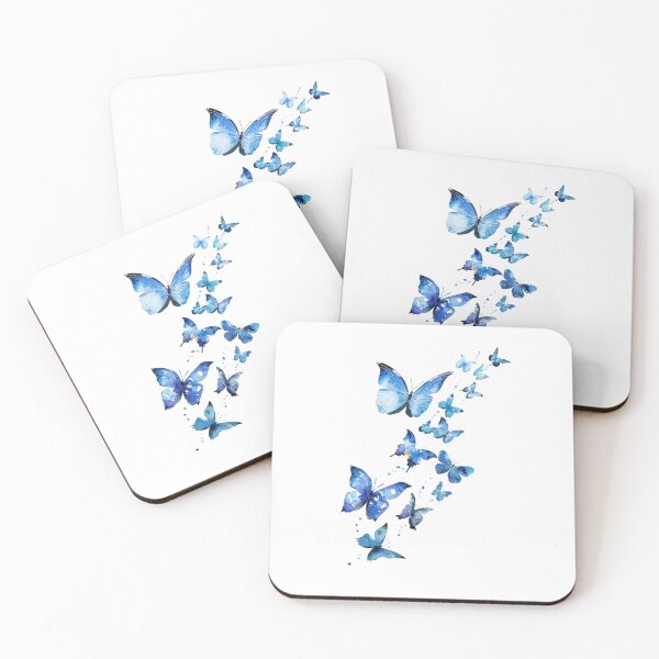 Item preview, Blue Butterfly | Elegant Nature Aesthetic Art designed and sold by Mandayartstudio.