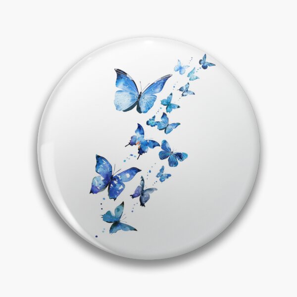 Item preview, Blue Butterfly | Elegant Nature Aesthetic Art designed and sold by Mandayartstudio.