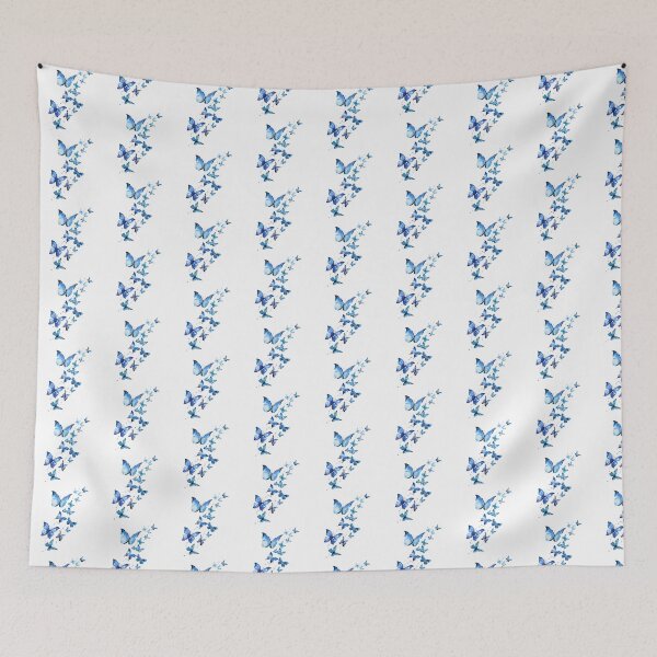 Item preview, Blue Butterfly | Elegant Nature Aesthetic Art designed and sold by Mandayartstudio.