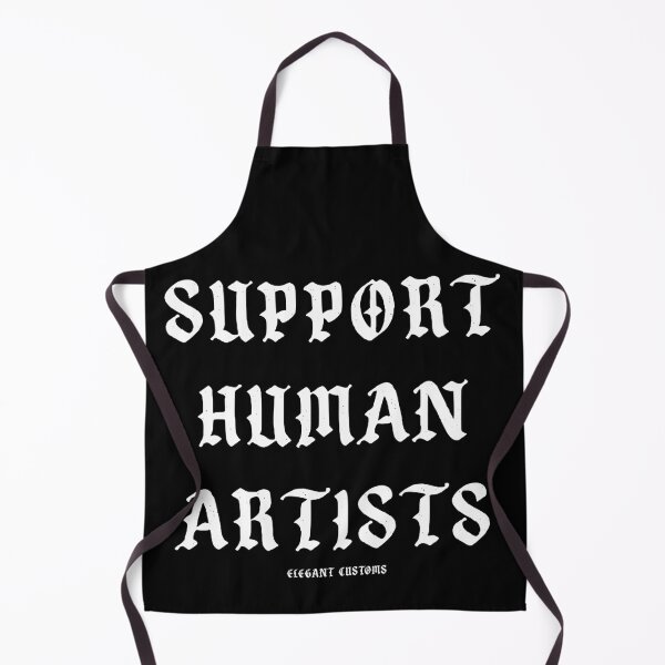 Item preview, Support Human Artists with text - Lowrider, Kustom, Hot Rod, Muscle Car designed and sold by Elegant Customs.