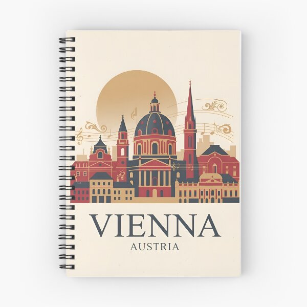 Item preview, Vienna Austria Vintage Travel Poster - Minimalist Imperial Art Print designed and sold by DuckOddity.