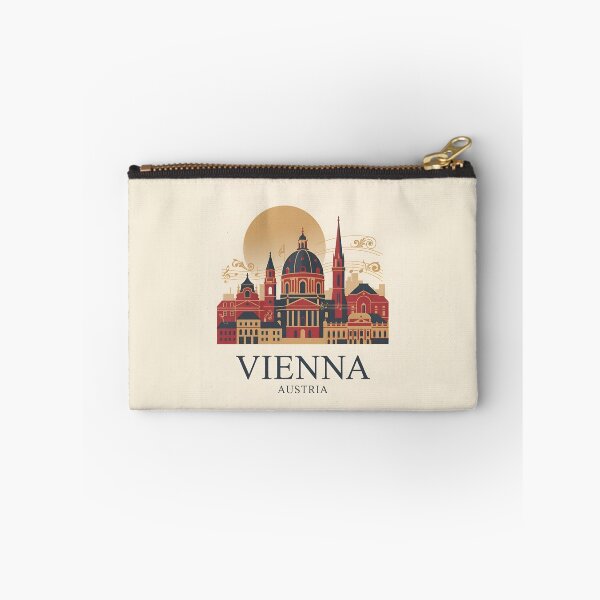 Item preview, Vienna Austria Vintage Travel Poster - Minimalist Imperial Art Print designed and sold by DuckOddity.