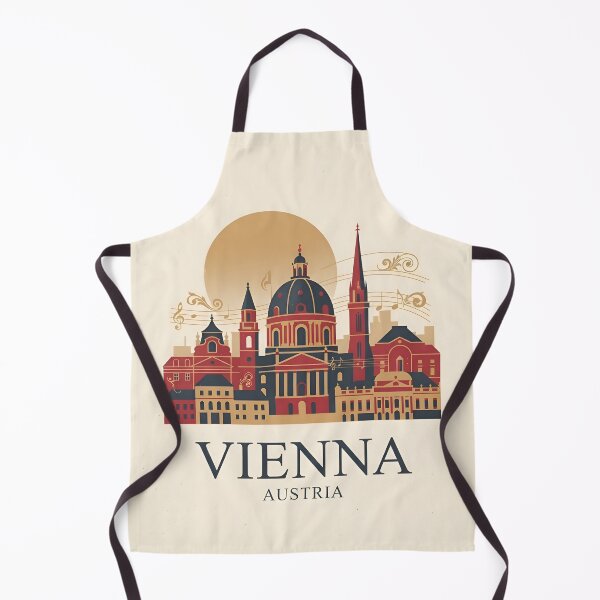 Item preview, Vienna Austria Vintage Travel Poster - Minimalist Imperial Art Print designed and sold by DuckOddity.