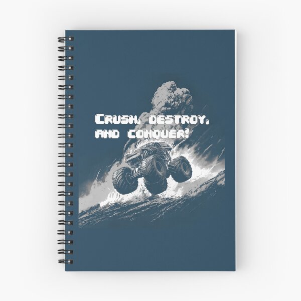 Item preview, Crush, destroy, and conquer! (MONSTER TRUCK) DESIGN for lovers and fans #3 designed and sold by UrbanTRIP.