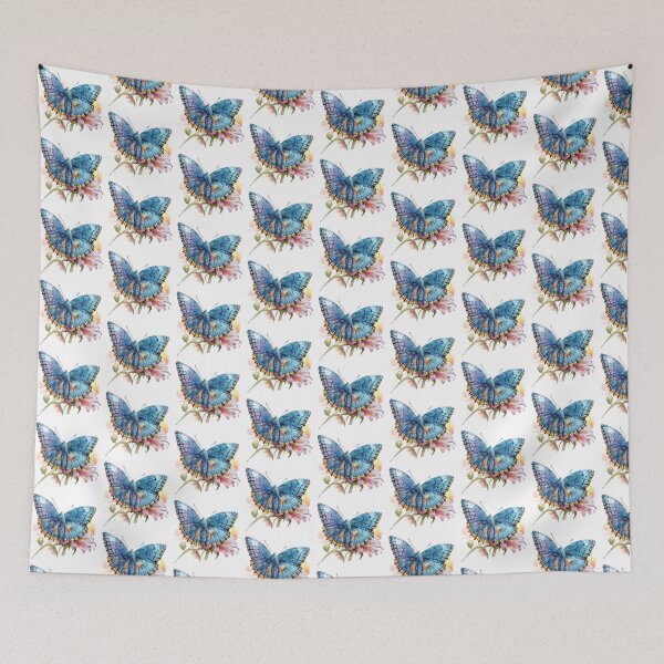 Item preview, Blue Butterfly | Elegant Nature Aesthetic Art designed and sold by Mandayartstudio.