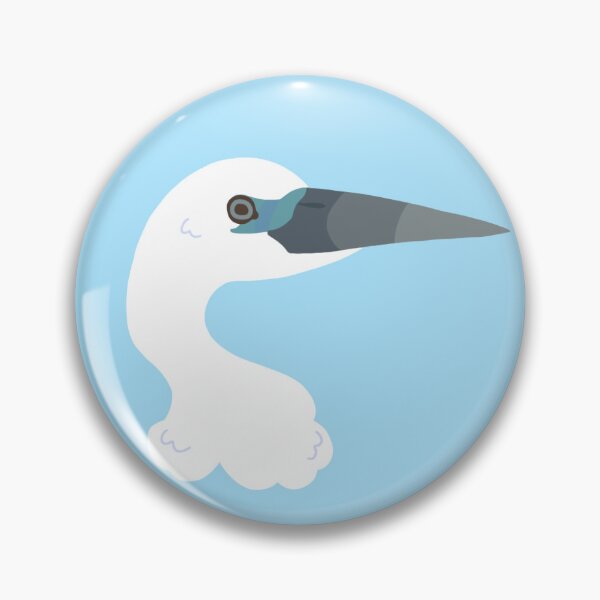 Item preview, CBS Sticker - Great Egret designed and sold by ClumsyPillbug.