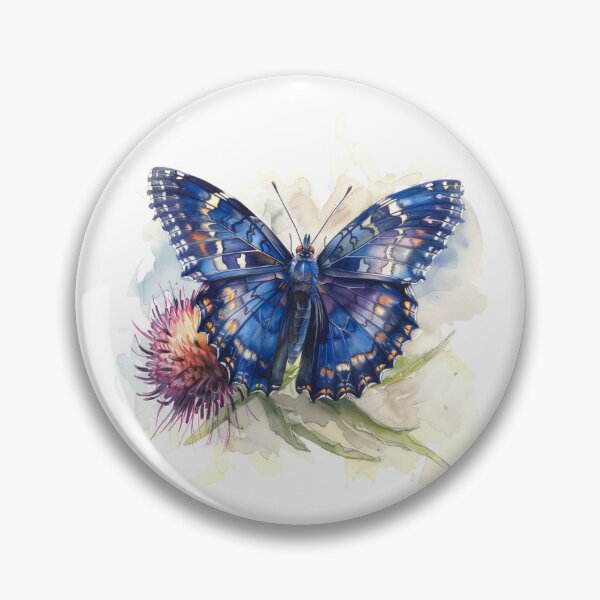 Item preview, Blue Butterfly | Elegant Nature Aesthetic Art designed and sold by Mandayartstudio.