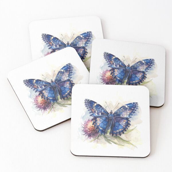 Item preview, Blue Butterfly | Elegant Nature Aesthetic Art designed and sold by Mandayartstudio.