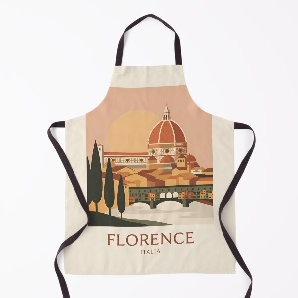 Item preview, Florence Italy Vintage Travel Poster - Minimalist Duomo Art Print designed and sold by DuckOddity.