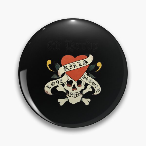 Item preview, Ed Hardy Style Skull Heart Tattoo  designed and sold by KAMILANDOVAL.