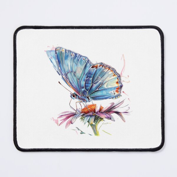 Item preview, Blue Butterfly | Elegant Nature Aesthetic Art designed and sold by Mandayartstudio.