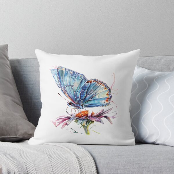 Item preview, Blue Butterfly | Elegant Nature Aesthetic Art designed and sold by Mandayartstudio.