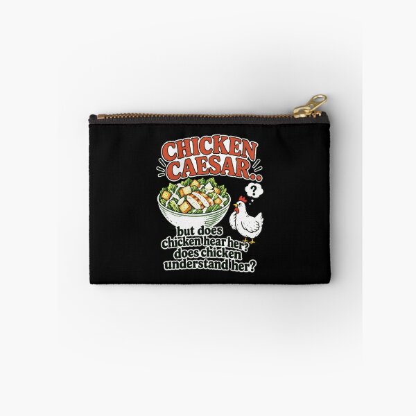 Item preview, Does Chicken Understand Her? Chicken Caesar Food Pun designed and sold by elderberry.