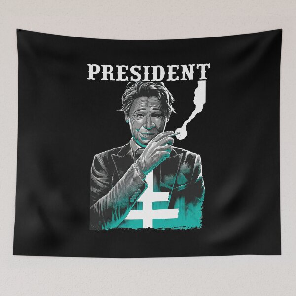 Item preview, President Smoking Inverted Cross Statement designed and sold by KAMILANDOVAL.