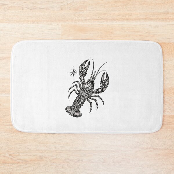 Item preview, Funny Ornate crawfish Illustration Art designed and sold by elderberry.