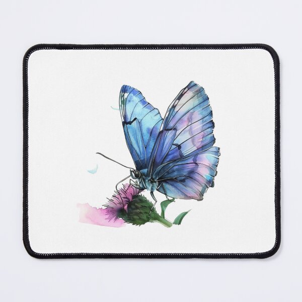 Item preview, Blue Butterfly | Elegant Nature Aesthetic Art designed and sold by Mandayartstudio.