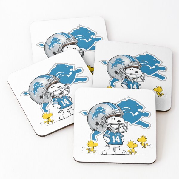 Item preview, Snoopy And Woodstock Detroit Lions Football Fan Game Day designed and sold by DamianRoy88.