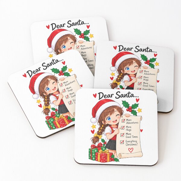 Item preview, Dear Santa Wishlist Funny Christmas Kids Design designed and sold by Kenzie & Co.