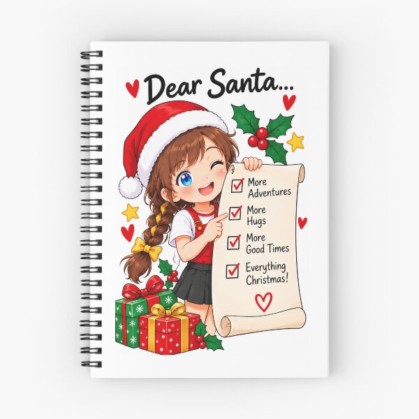Item preview, Dear Santa Wishlist Funny Christmas Kids Design designed and sold by Kenzie & Co.