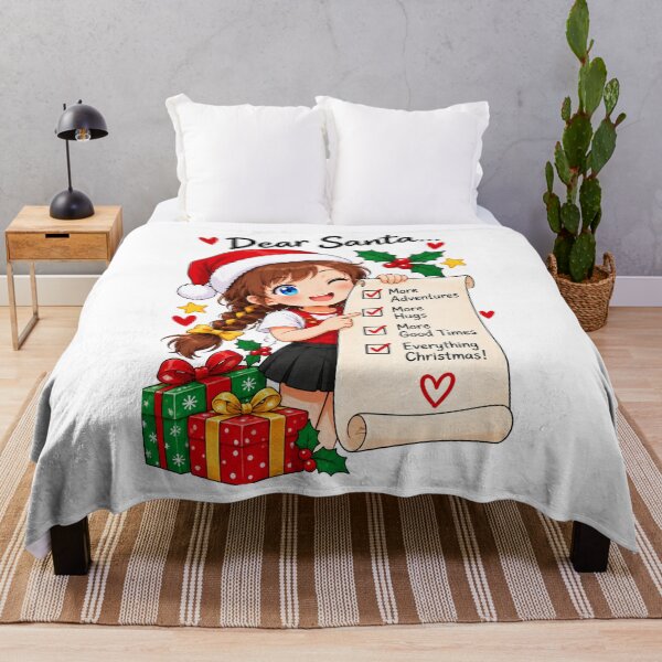 Item preview, Dear Santa Wishlist Funny Christmas Kids Design designed and sold by Kenzie & Co.