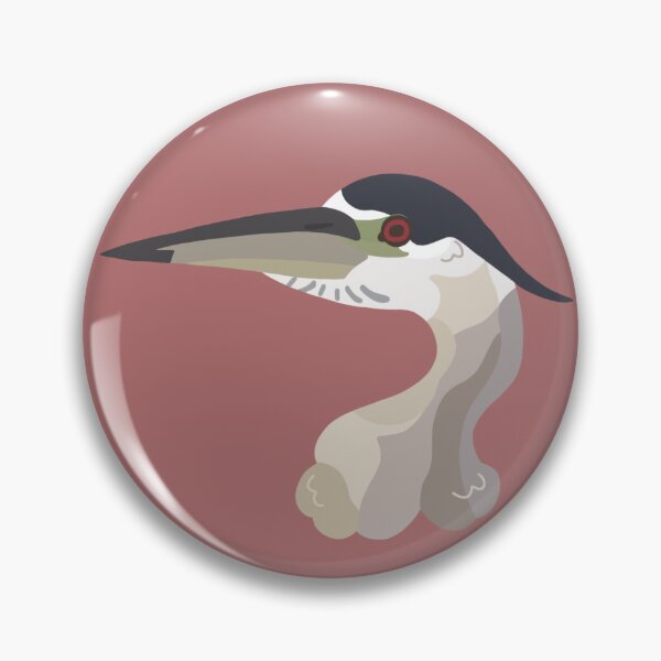 Item preview, CBS Sticker - Black-crowned Night Heron designed and sold by ClumsyPillbug.