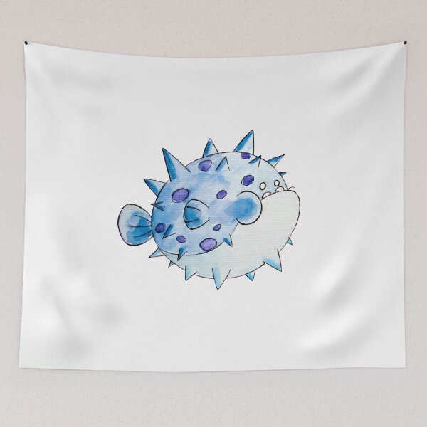Item preview, Spiky Puffer Monster designed and sold by Friendlyodditi.