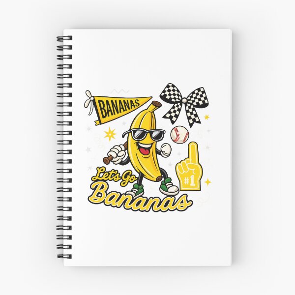 Item preview, Retro Fun Banana Baseball Fan  designed and sold by SolimanPav.