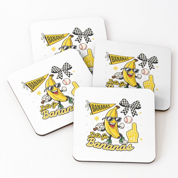 Item preview, Retro Fun Banana Baseball Fan  designed and sold by SolimanPav.