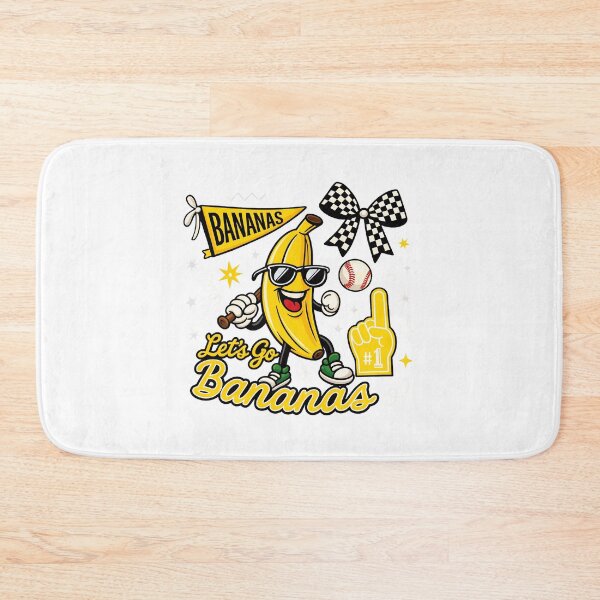 Item preview, Retro Fun Banana Baseball Fan  designed and sold by SolimanPav.