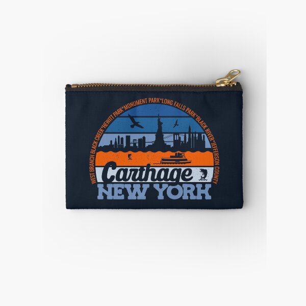 Item preview, Carthage New York Sunset Retro Vintage Local Pride Logo designed and sold by CRHPOD20.