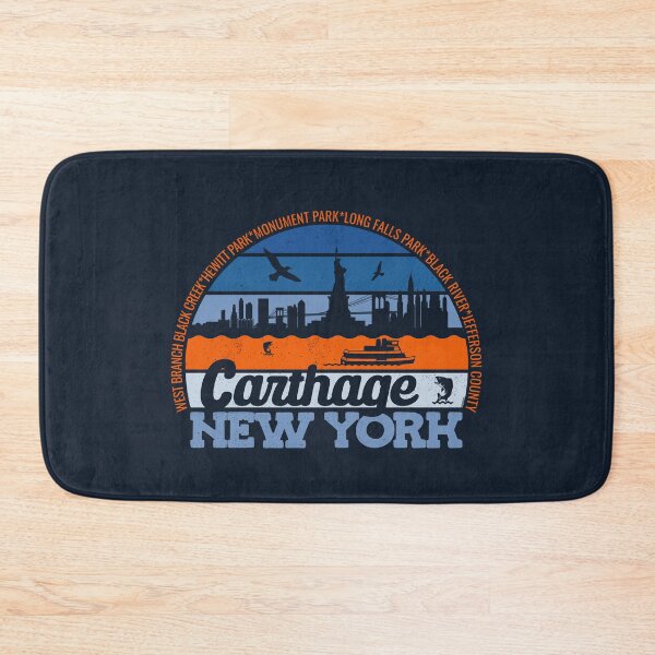 Item preview, Carthage New York Sunset Retro Vintage Local Pride Logo designed and sold by CRHPOD20.