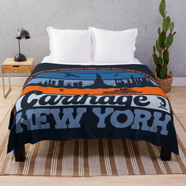 Item preview, Carthage New York Sunset Retro Vintage Local Pride Logo designed and sold by CRHPOD20.