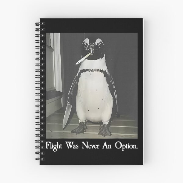 Item preview, Flight Was Never An Option Funny Penguin Knife designed and sold by OMITTEROMINOUS.