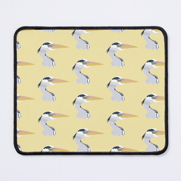 Item preview, CBS Sticker - Grey Heron designed and sold by ClumsyPillbug.
