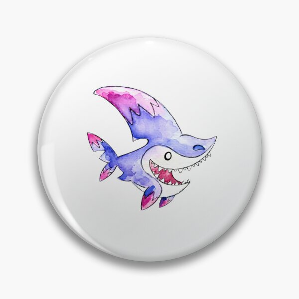 Item preview, Purple Shark Monster designed and sold by Friendlyodditi.