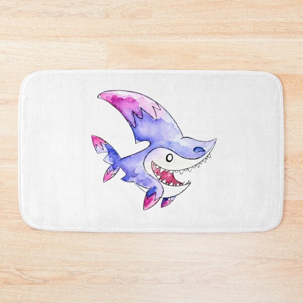 Item preview, Purple Shark Monster designed and sold by Friendlyodditi.