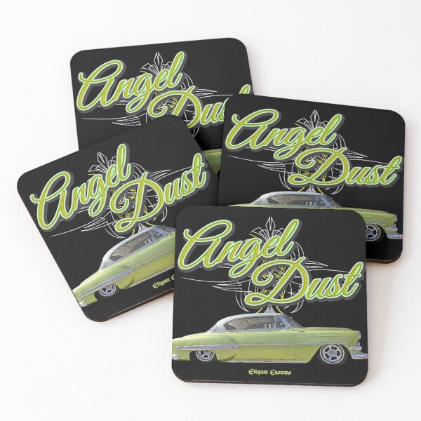 Item preview, 1954 Bel Air metal flake Dust of an Angel with text - Lowrider, Kustom, Hot Rod, Muscle Car designed and sold by Elegant Customs.