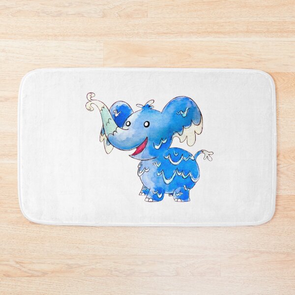 Item preview, Blue Elephant Monster designed and sold by Friendlyodditi.