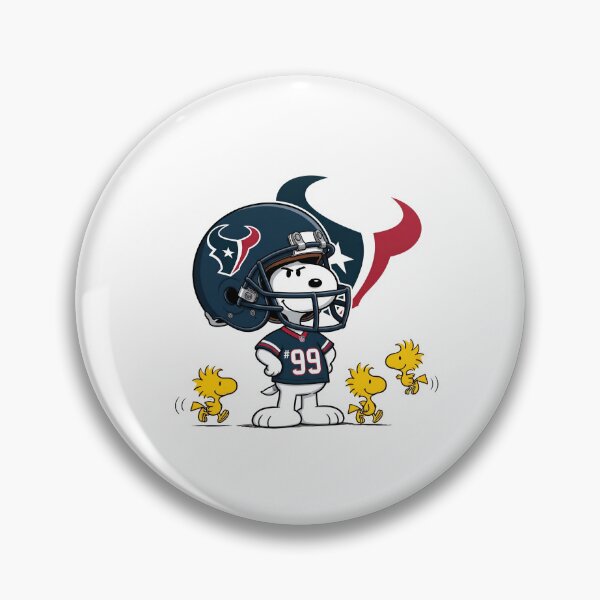 Item preview, Snoopy And Woodstock Houston Texans Football Fan Game Day designed and sold by DamianRoy88.