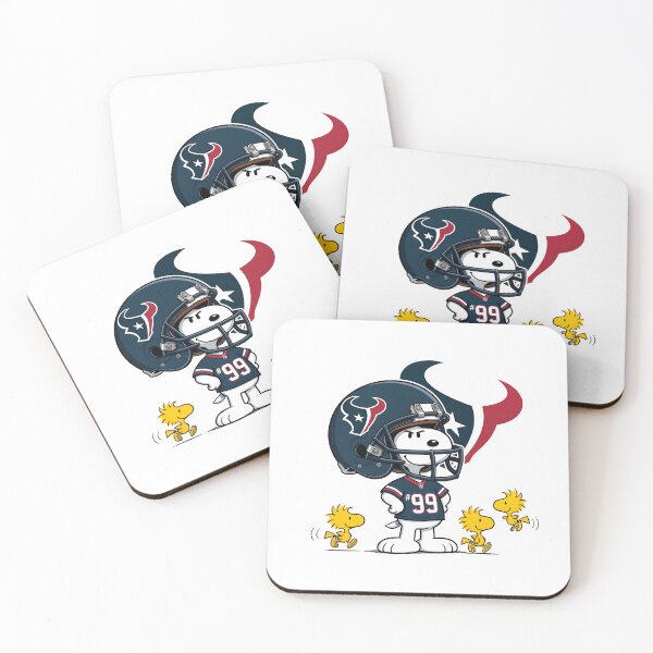 Item preview, Snoopy And Woodstock Houston Texans Football Fan Game Day designed and sold by DamianRoy88.