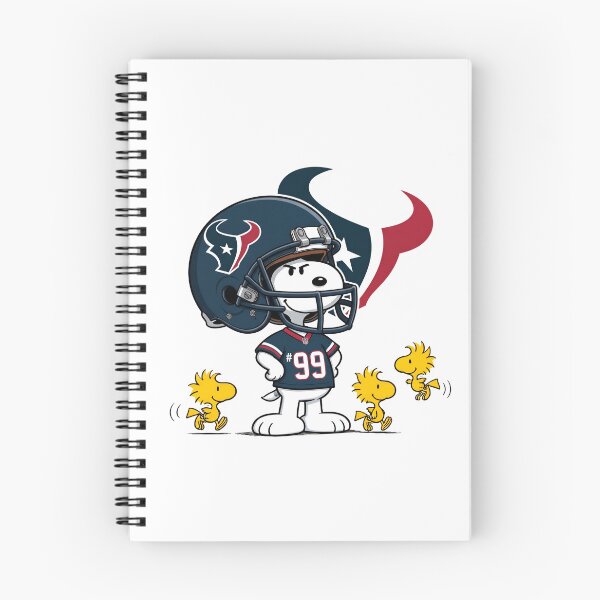 Item preview, Snoopy And Woodstock Houston Texans Football Fan Game Day designed and sold by DamianRoy88.