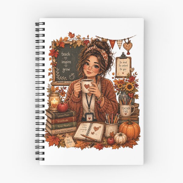 Item preview, Teacher Fuel Autumn Coffee Mug - Cozy Fall Teach Inspire Grow Gift designed and sold by FestivityFinds.