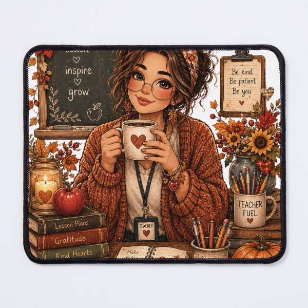 Item preview, Teacher Fuel Autumn Coffee Mug - Cozy Fall Teach Inspire Grow Gift designed and sold by FestivityFinds.