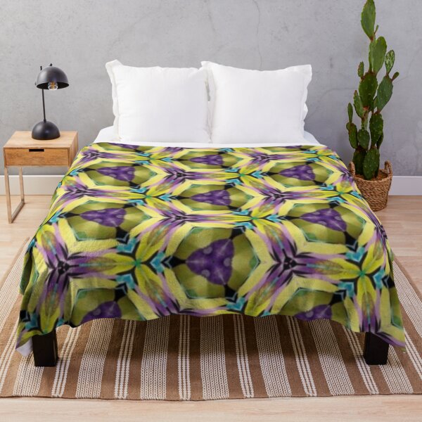 Item preview, Purple Pansy Pattern designed and sold by Shy Fractal Designs.